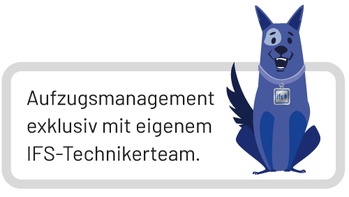 Aufzugsmanagement exklusiv mit eigenem IFS-Technikerteam