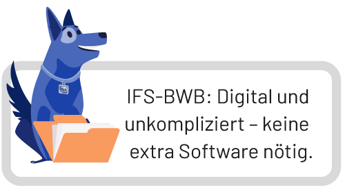 IFS-Bauwerksbuch: Digital und unkompliziert – keine extra Software mötig.